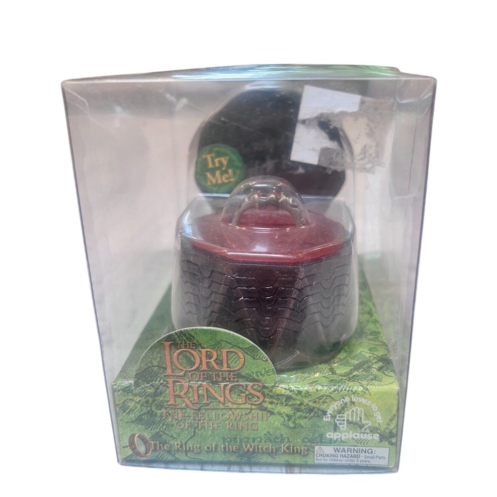 Lord of the Rings Witch King Ring Replica Lightโ Up Base Applause 2001 Vintage